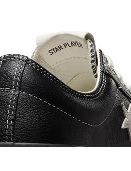 Zapatilla Converse Hombre Star player Piel negro