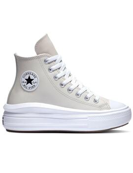 Zapatilla Converse Mujer Move Piel Beige