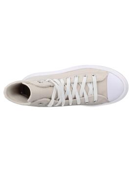 Zapatilla Converse Mujer Move Piel Beige