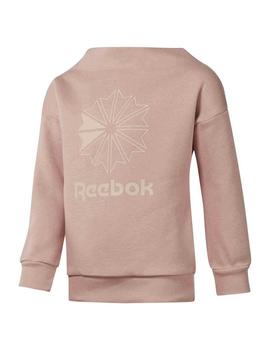 Sudadera Reebok Classics Niña Rosa