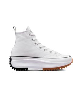 Zapatilla Mujer Converse Run Star Hi Blanca Piel