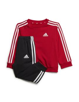 Chándal Niño adidas 3S Jog Rojo/Negro