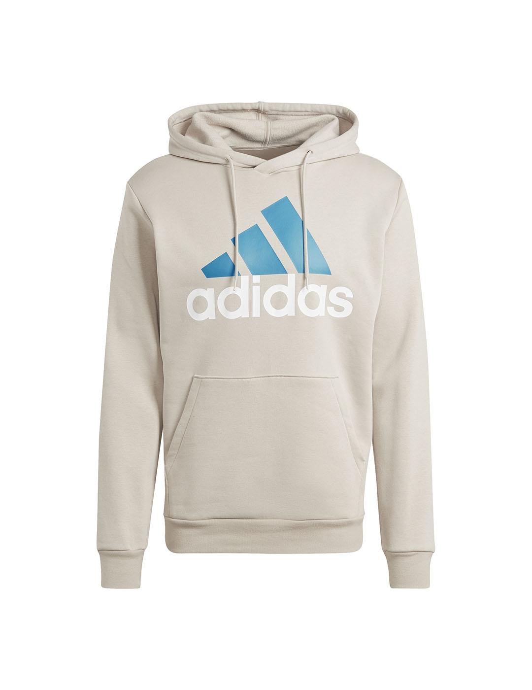 Sudadera Hombre adidas Essentials Logo Beige