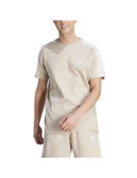 Camiseta Hombre adidas 3 Stripes Beige