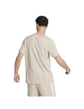 Camiseta Hombre adidas 3 Stripes Beige