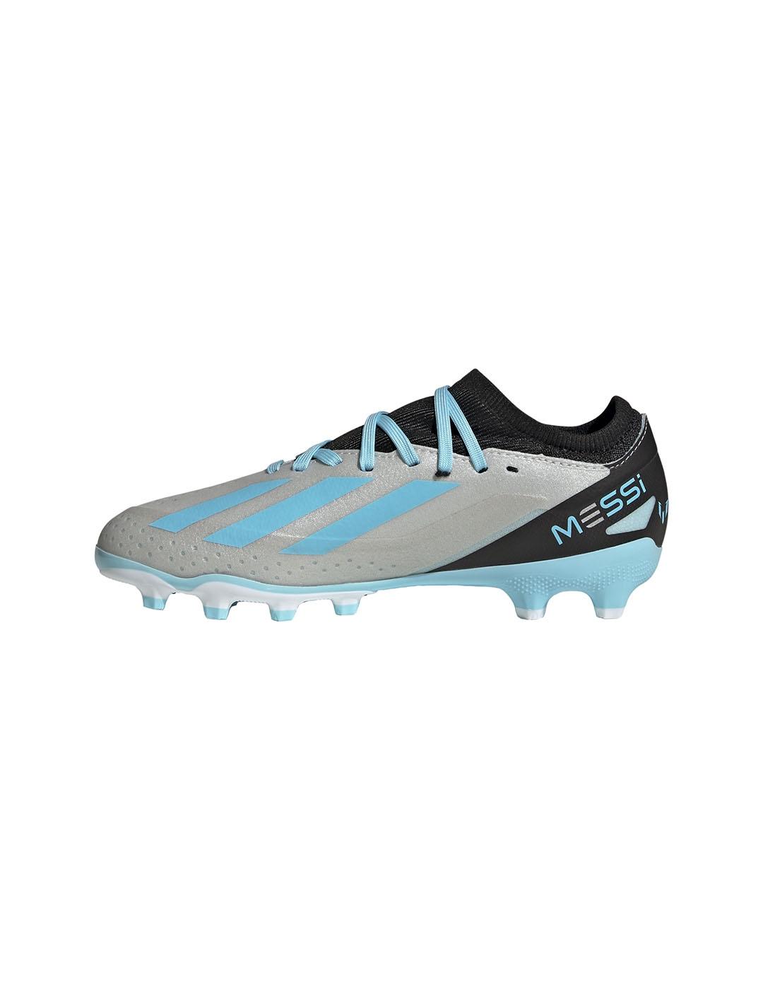 Bota Fútbol Junior adidas Crazyfast Messi Gris