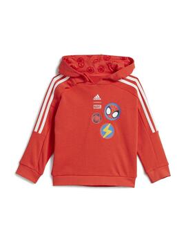 Chándal Baby adidas X Marvel Spiderman Rojo