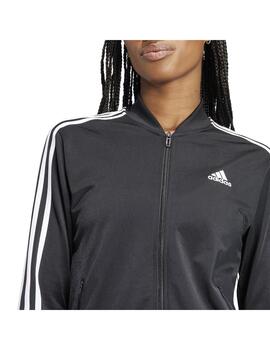 Chándal Mujer adidas 3stripes Negro/Blanco