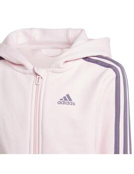 Sudadera Niña adidas 3Stripes Rosa