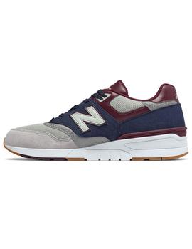 Zapatilla New Balance 597 Hombre Azul y Granate