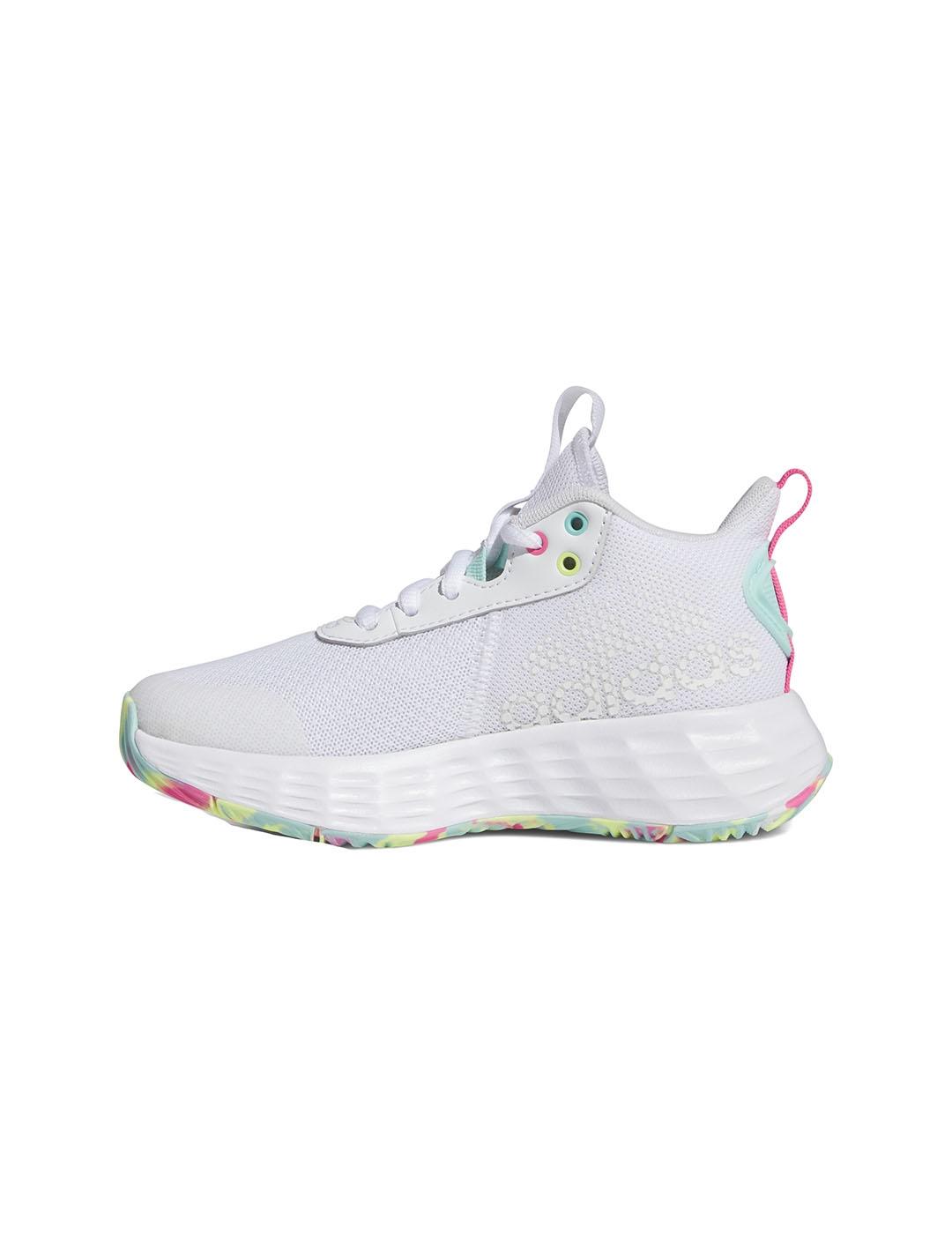 Zapatilla Junior Basket adidas Ownthegame 2.0 Blanco