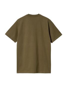Camiseta Hombre Carhartt WIP Script Verde