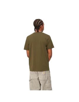 Camiseta Hombre Carhartt WIP Script Verde