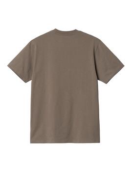 Camiseta Hombre Carhartt WIP Script Marron