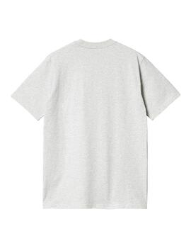 Camiseta Hombre Carhartt WIP Script Gris