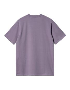 Camiseta Hombre Carhartt WIP Pocket Violeta