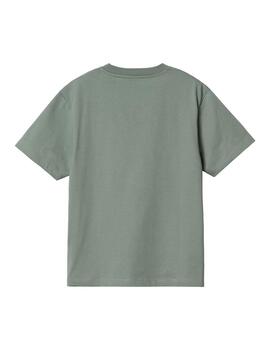 Camiseta Mujer Carhartt WIP Pocket Verde