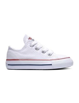 Zapatilla Converse All  Star baja blanca Baby