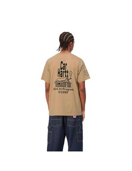 Camiseta Hombre Carhartt WIP Home Marrón
