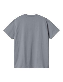 Camiseta Hombre Carhartt WIP Chase Gris