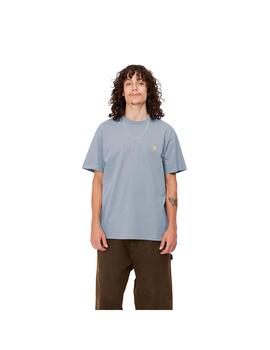 Camiseta Hombre Carhartt WIP Chase Gris