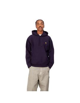 Sudadera Hombre Carhartt WIP American Script Violeta