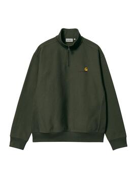 Sudadera Hombre Carhartt WIP Half Zip American Verde