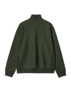 Sudadera Hombre Carhartt WIP Haif Zip American Verde