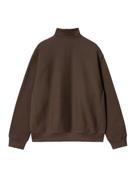 Sudadera Hombre Carhartt WIP Zip America Marrón