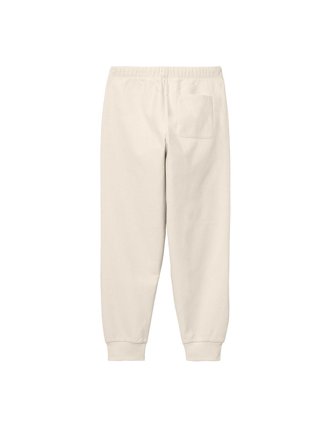 Pantalón Hombre Carhartt WIP American Script Crema