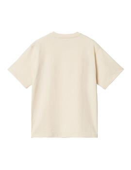 Camiseta Hombre Carhartt WIP American Script Beige