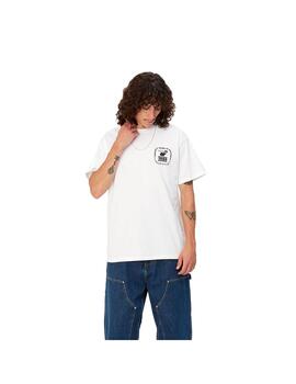 Camiseta Hombre Carhartt WIP Stamp State Blanca