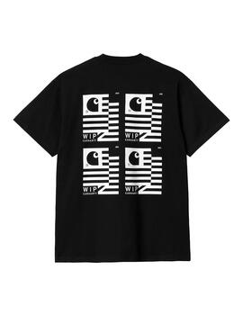 Camiseta Hombre Carhartt WIP Stamp State Negra