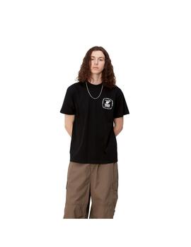 Camiseta Hombre Carhartt WIP Stamp State Negra