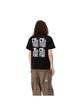 Camiseta Hombre Carhartt WIP Stamp State Negra