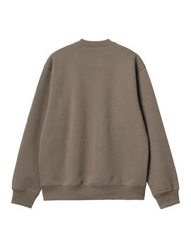 Sudadera Hombre Carhartt WIP Sweat 58/42 Marrón