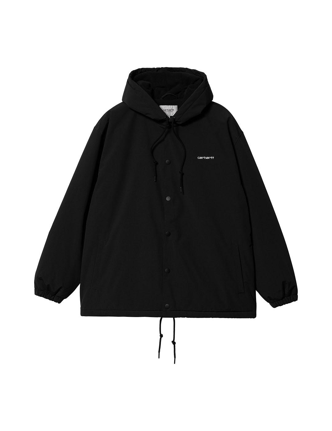 Cazadora Hombre Carhartt WIP Hooded Coach Negra