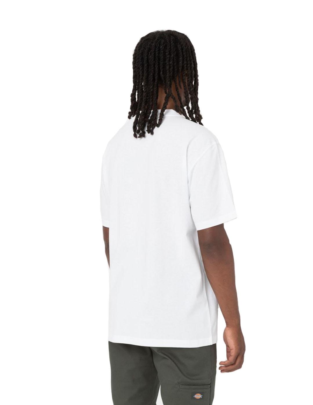 Camiseta Hombre Dickies Luray  Pocket Blanca