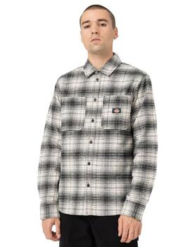 Camisa Hombre Dickies Evansville Negra Blanca