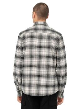 Camisa Hombre Dickies Evansville Negra Blanca