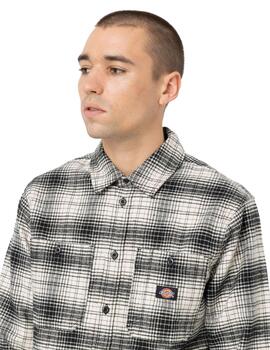 Camisa Hombre Dickies Evansville Negra Blanca