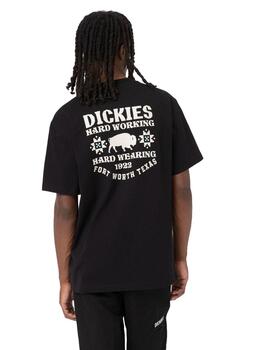 Camiseta Hombre Dickies Hays Negra