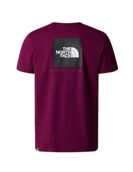 Camiseta Hombre The North Face Red Box Granate