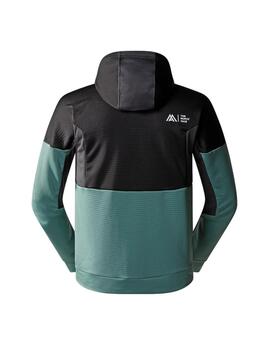 Sudadera Hombre TNF Full Zip Fleece Negro verde