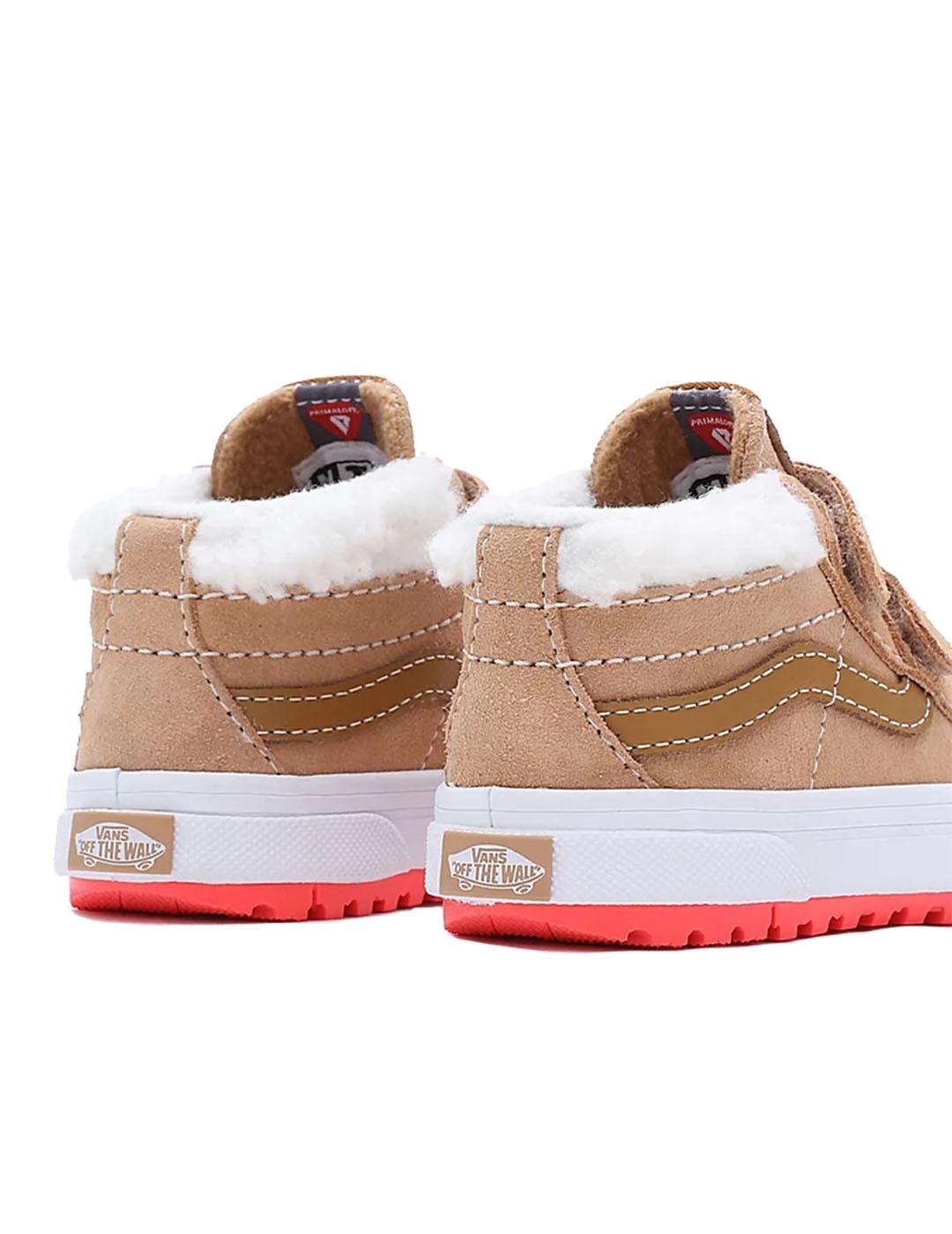 Zapatilla Baby Vans Sk8-Mid MTE-1 Marrón