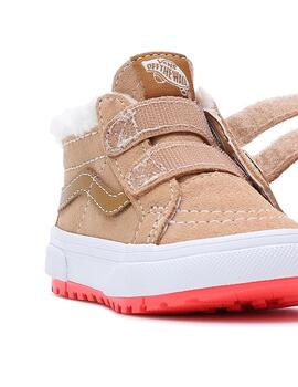 Zapatilla Baby Vans Sk8-Mid MTE-1 Marrón
