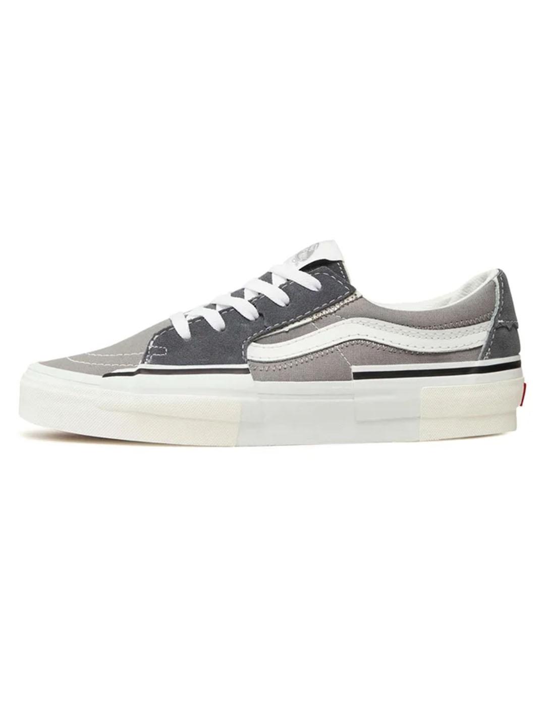 Zapatilla Hombre Vans Sk8-Low Recontruct Grises