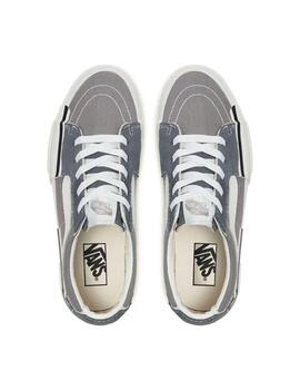 Zapatilla Hombre Vans Sk8-Low Recontruct Grises
