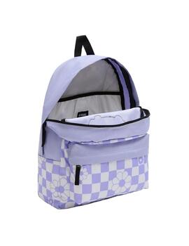 Mochila Unisex Vans Realm Lila Flores