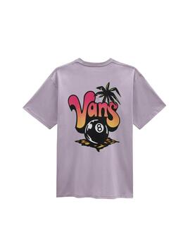 Camiseta Hombre Vans Paradise Palm SS Lila